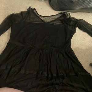 Lace black dress torrid